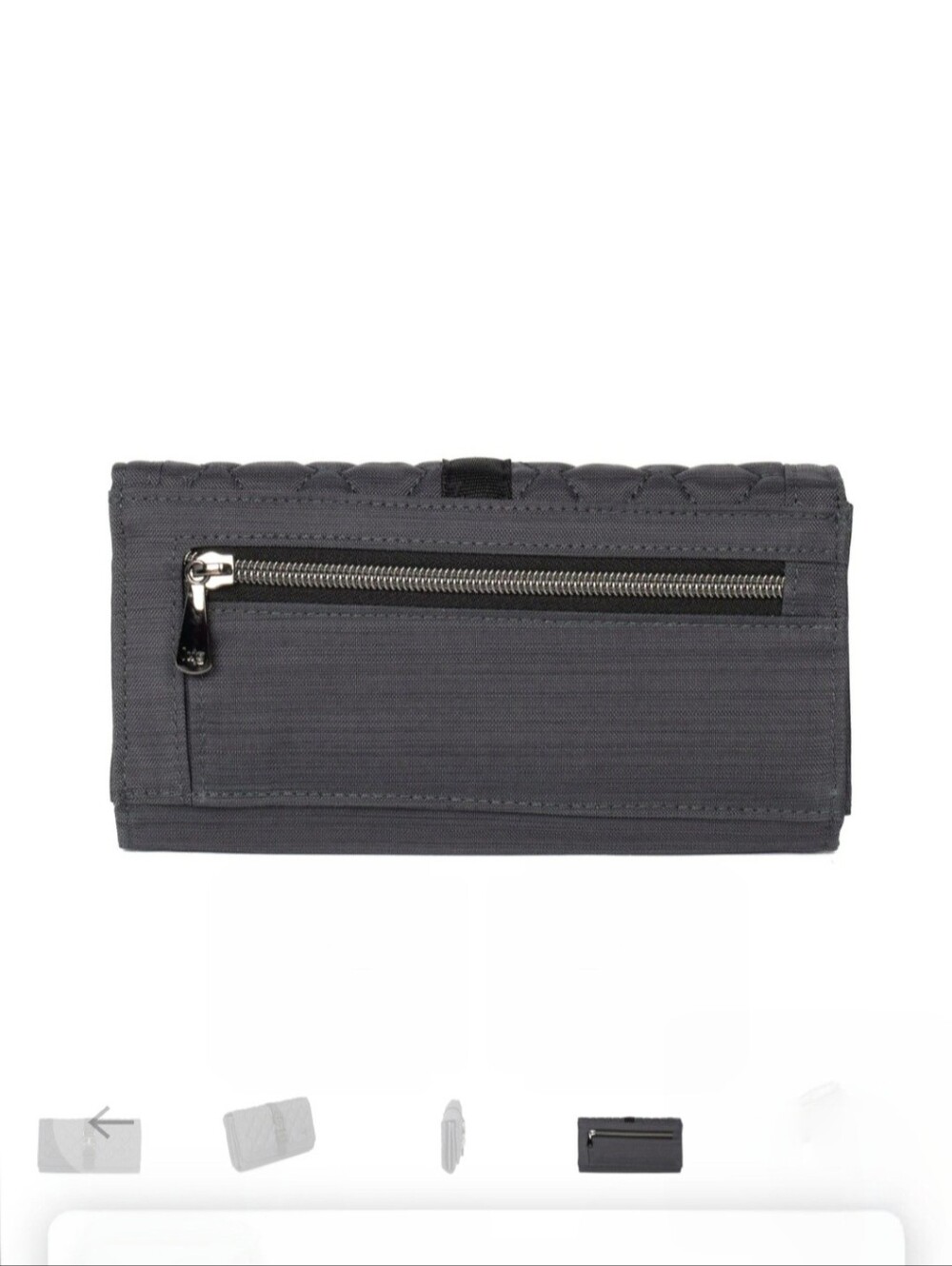 LUG Throttle Classic Quilted Wallet With Buckle Closure - Picture 4 of 16